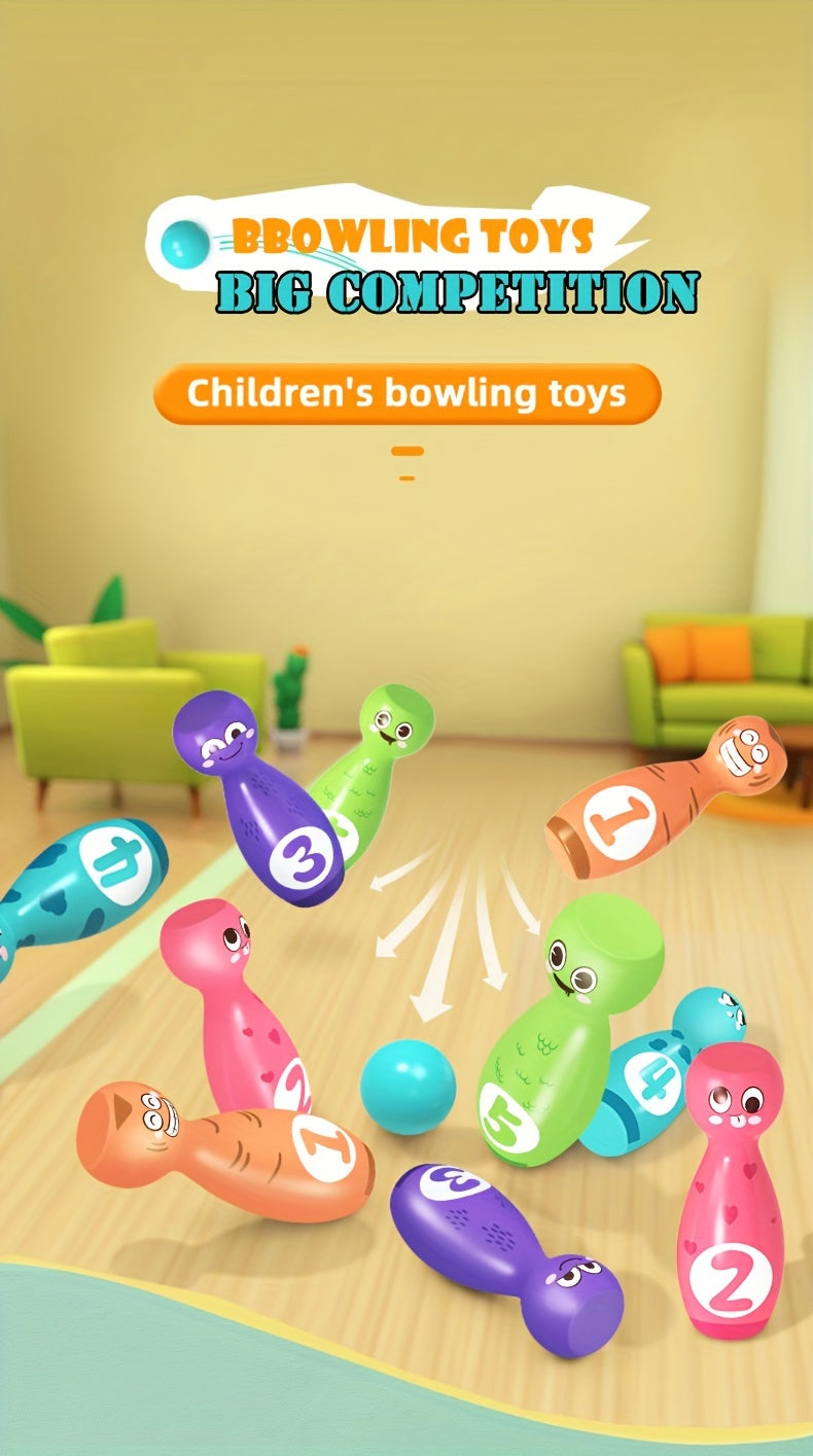 Jeu de Quilles pour Enfants avec Expressions Drôles — Monptitlou