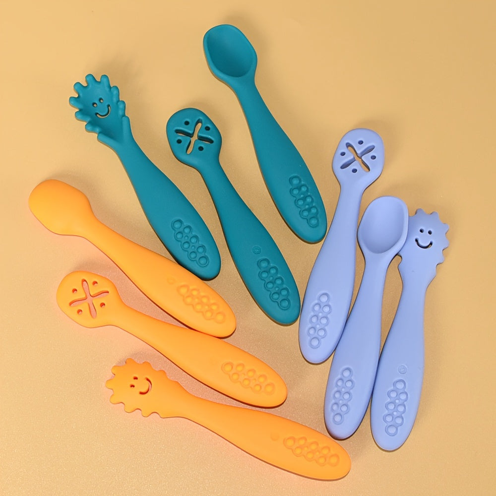 [Cuillères en silicone] 1 Ensemble de 3 Cuillères en Silicone pour — Monptitlou