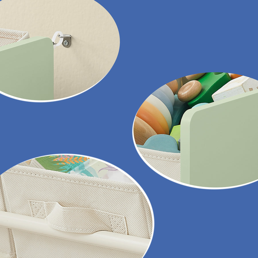 Étagère, 9 Boîtes de Rangement en Tissu Non-tissé, Spacieuse, photo 16