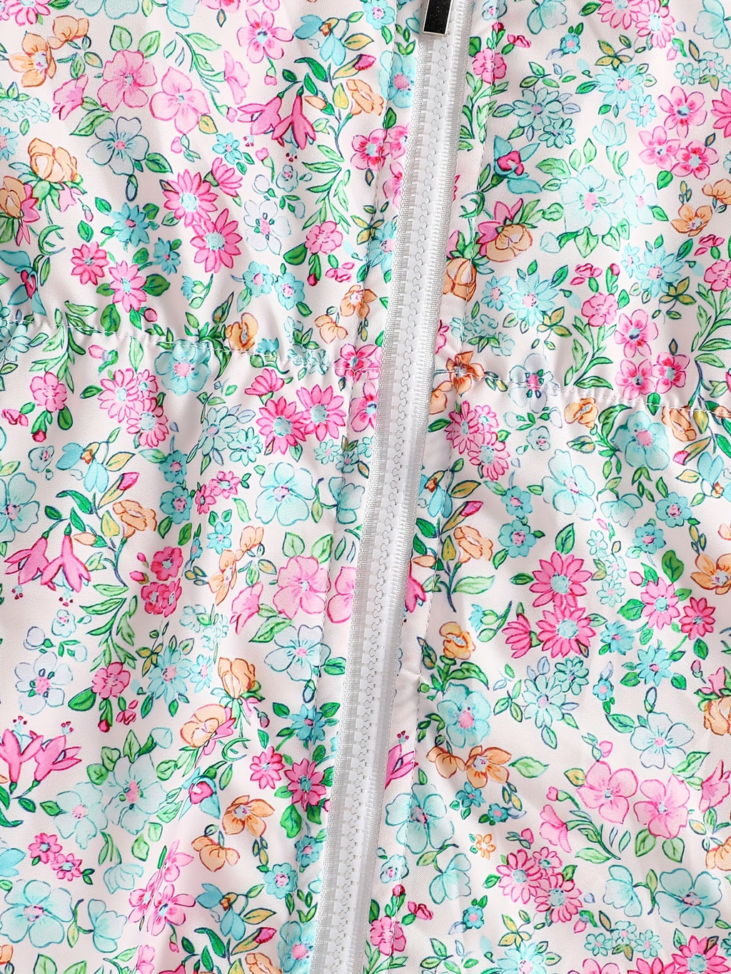 Veste en polaire mi-longue à capuche, manches longues — Monptitlou