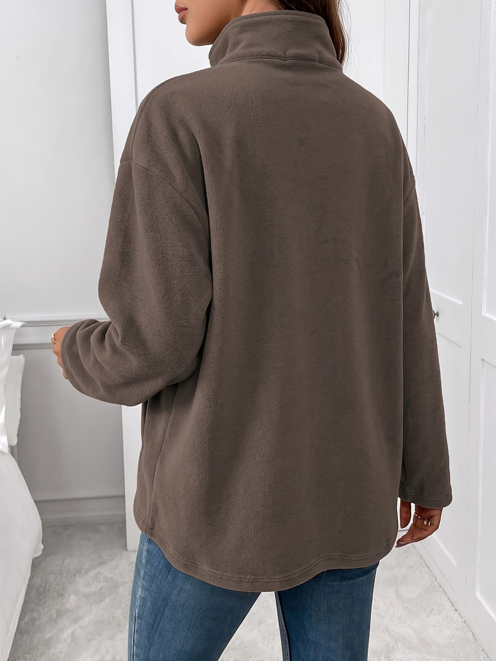 1 veste de maternité d'automne-hiver à manches longues avec fermeture — Monptitlou