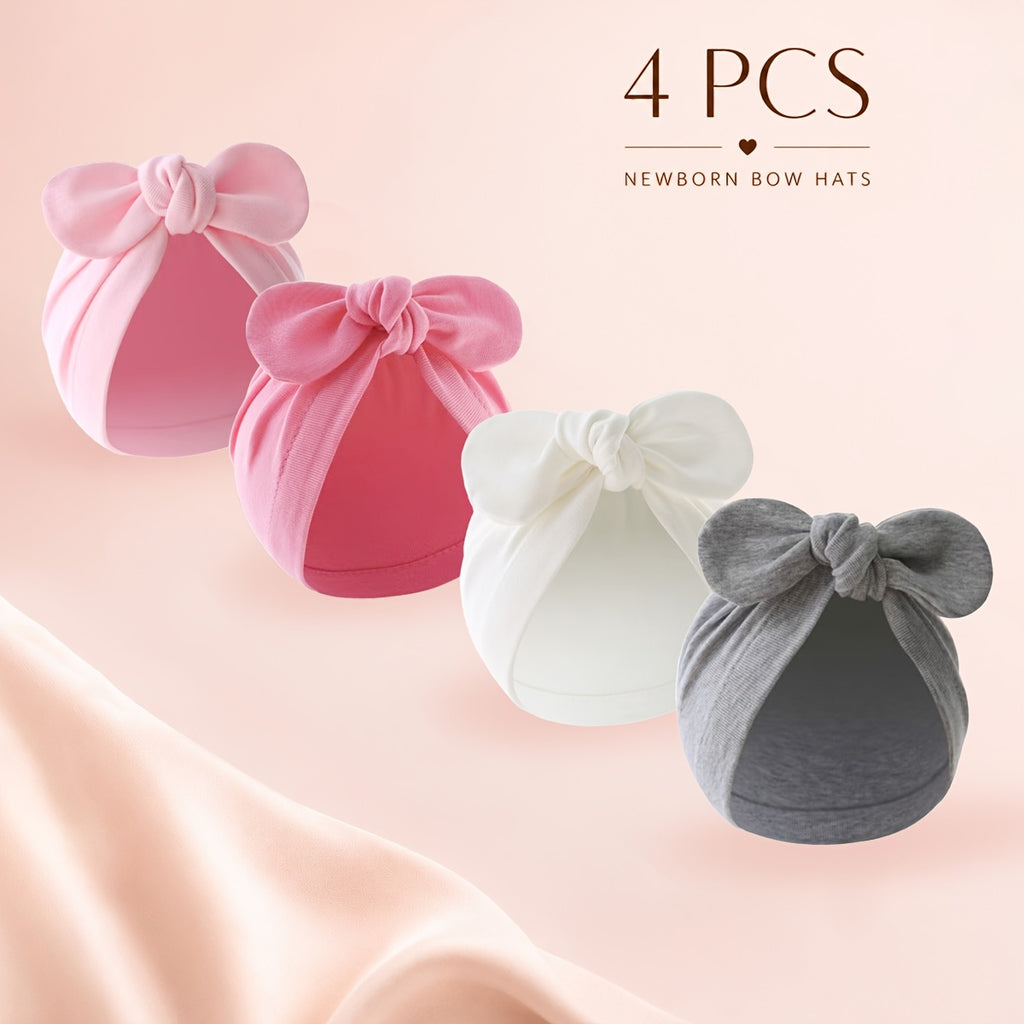 Nouveau-né Chapeaux Nœud Papillon Mignons — Monptitlou
