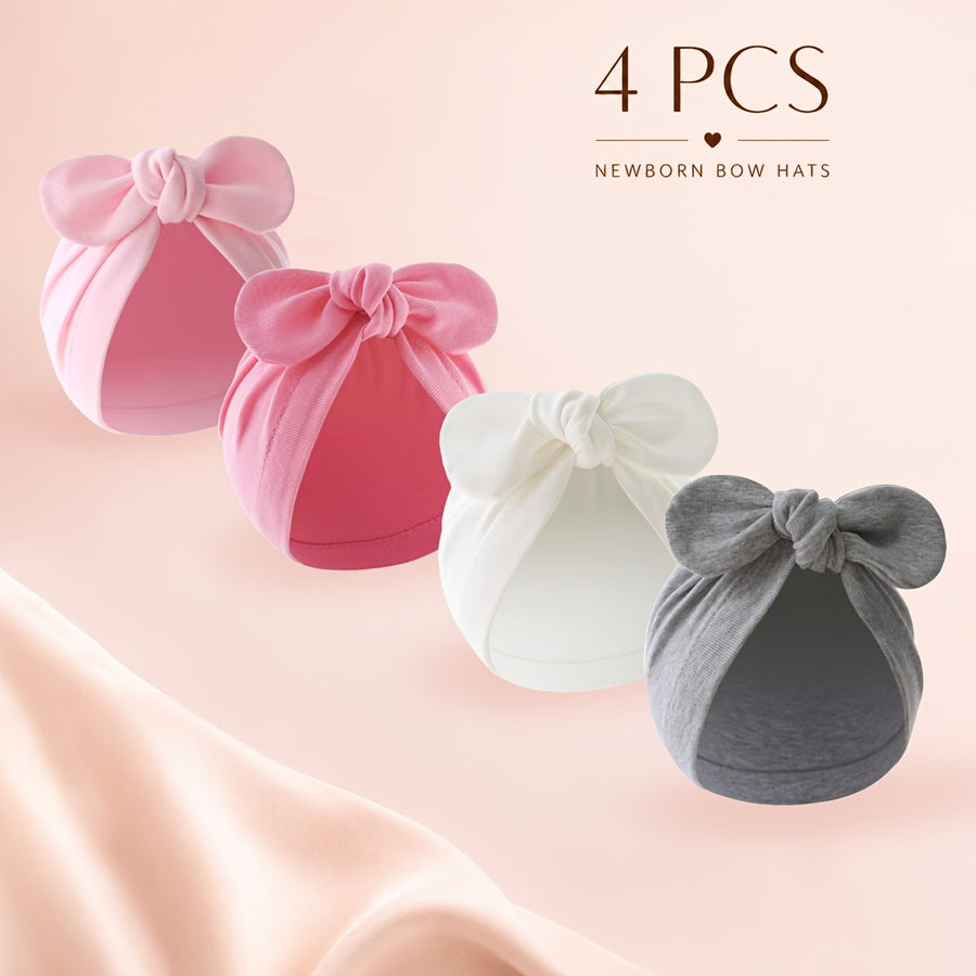 Nouveau-né Chapeaux Nœud Papillon Mignons — Monptitlou