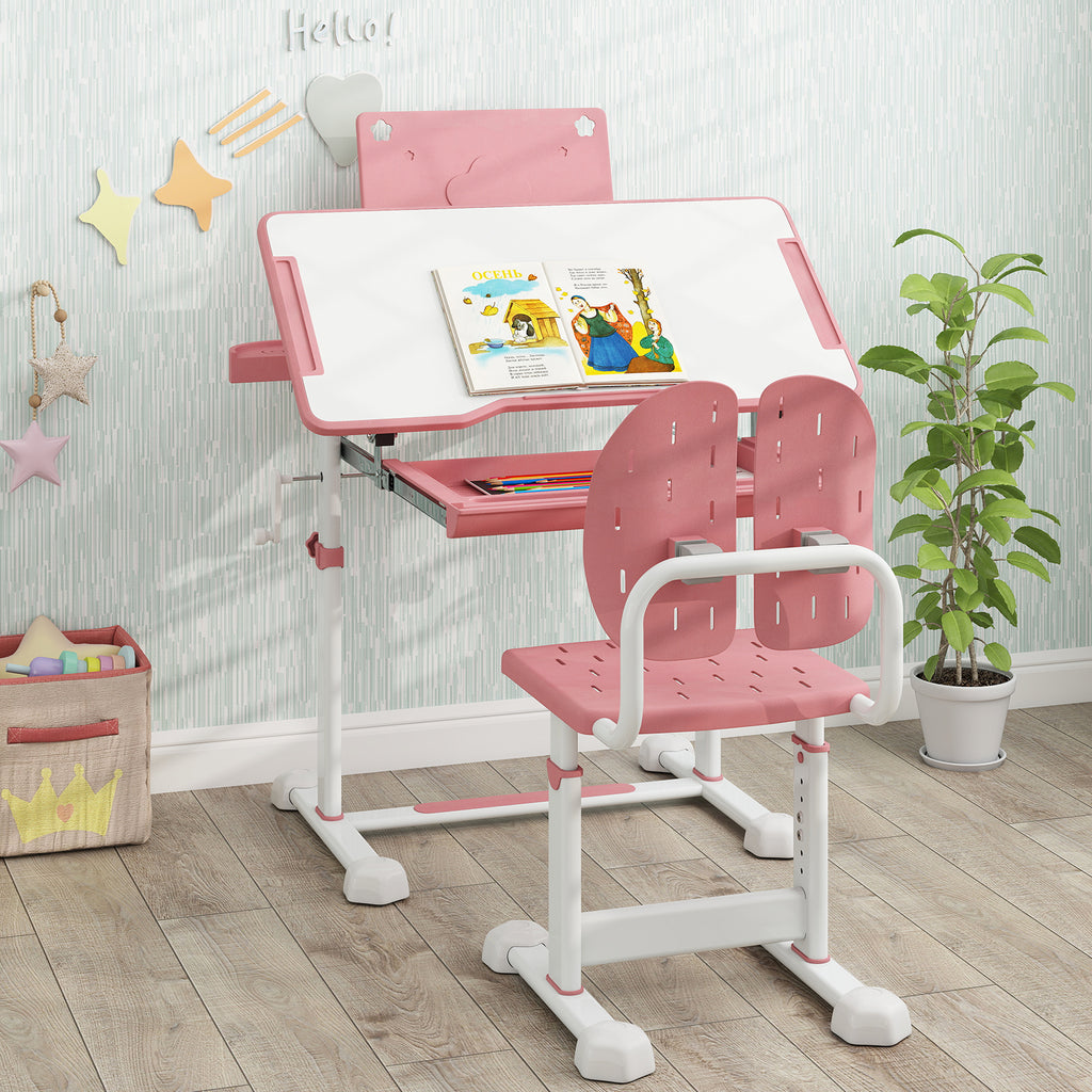 Ensemble Bureau et Chaise d'Étude pour Enfants — Monptitlou