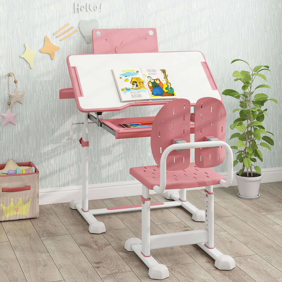 Ensemble Bureau et Chaise d'Étude pour Enfants — Monptitlou