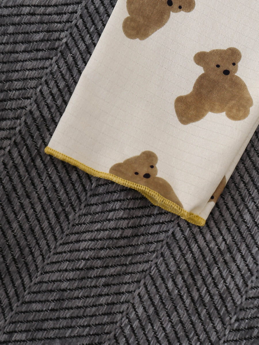 Ensemble Pyjama Fille à Imprimé Ours — Monptitlou