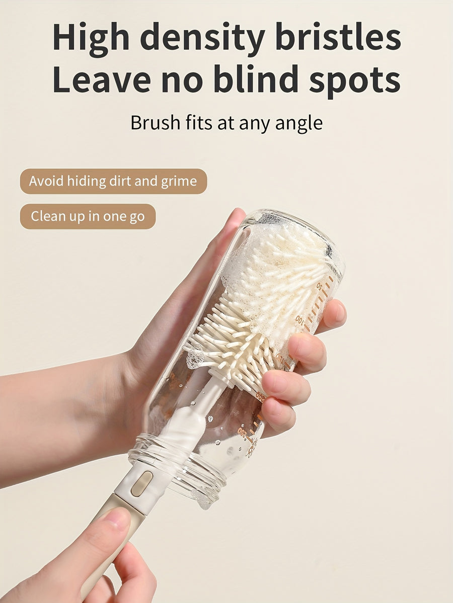 Brosse à biberon en silicone ; Outil de nettoyage de tétines et de — Monptitlou