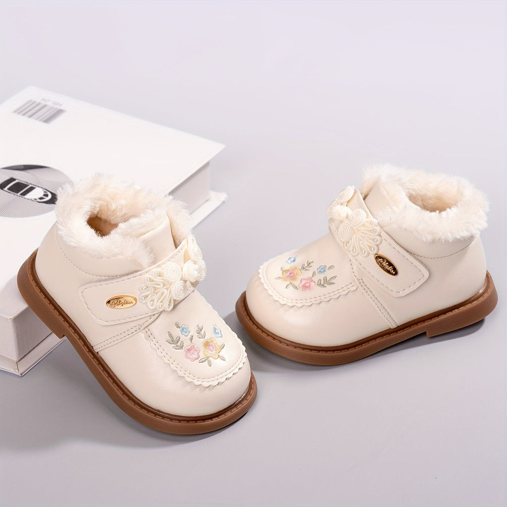 Nouvelles chaussures de princesse mi-mollet pour filles, hiver 2025 — Monptitlou