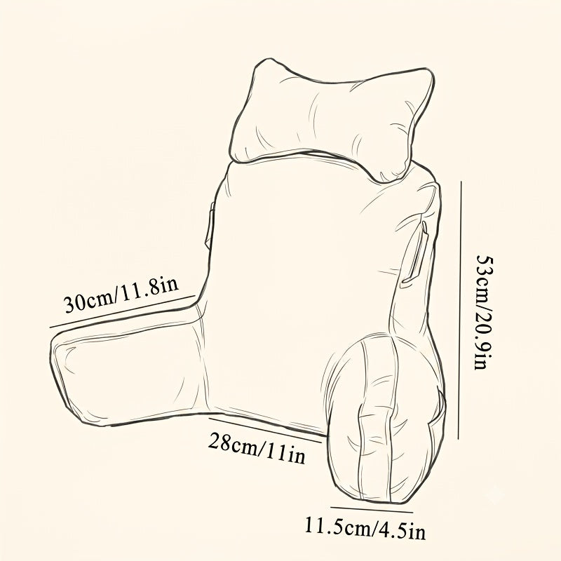 Ensemble 2 pièces (Appui-tête et oreiller lombaire) — Monptitlou