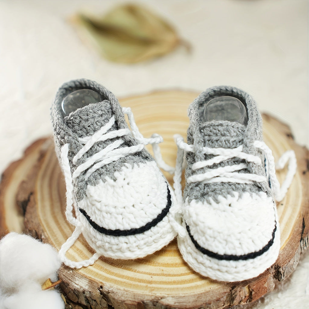 Chaussures Adorables pour Enfants Tricotées à la Main — Monptitlou