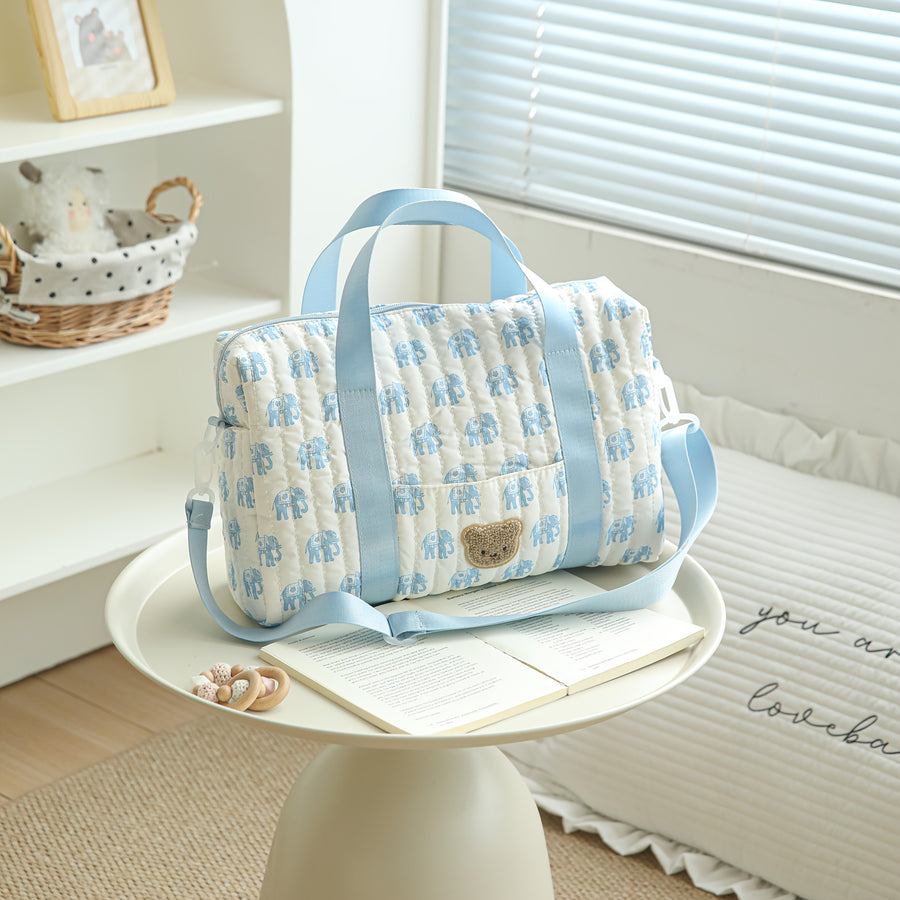 [Sac à langes matelassé] Sac à langes moyen — Monptitlou