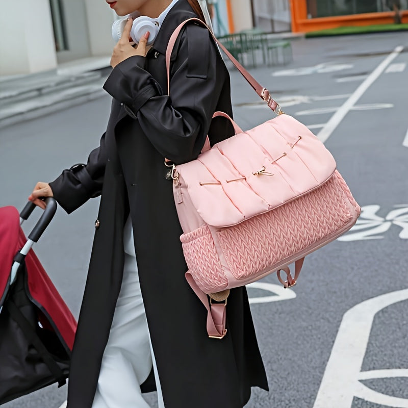 [Essentiel sorties courses] Sac à dos tressé pour maman — Monptitlou