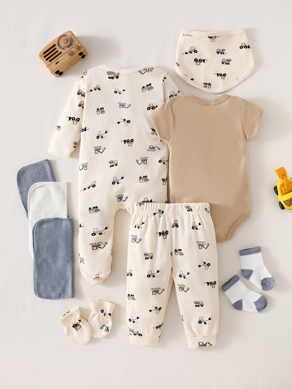De body pour nouveau-né garçon, 100 % pur coton — Monptitlou