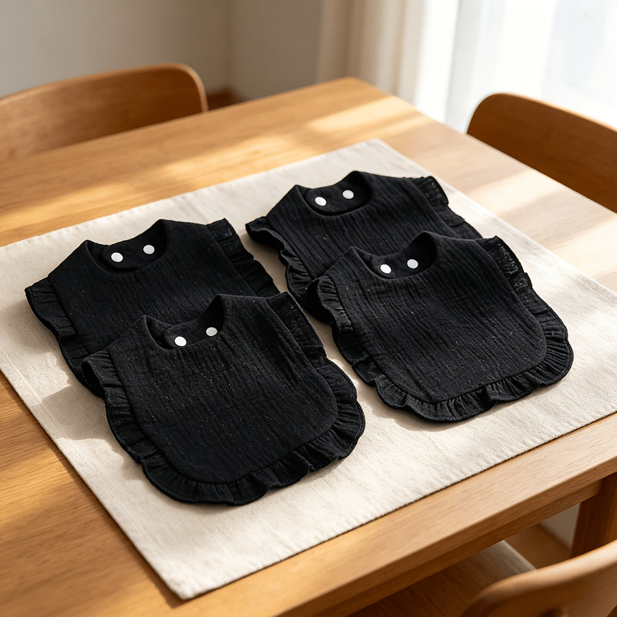 Bavoirs à volants pour bébé, bavoirs pour nouveau-nés — Monptitlou