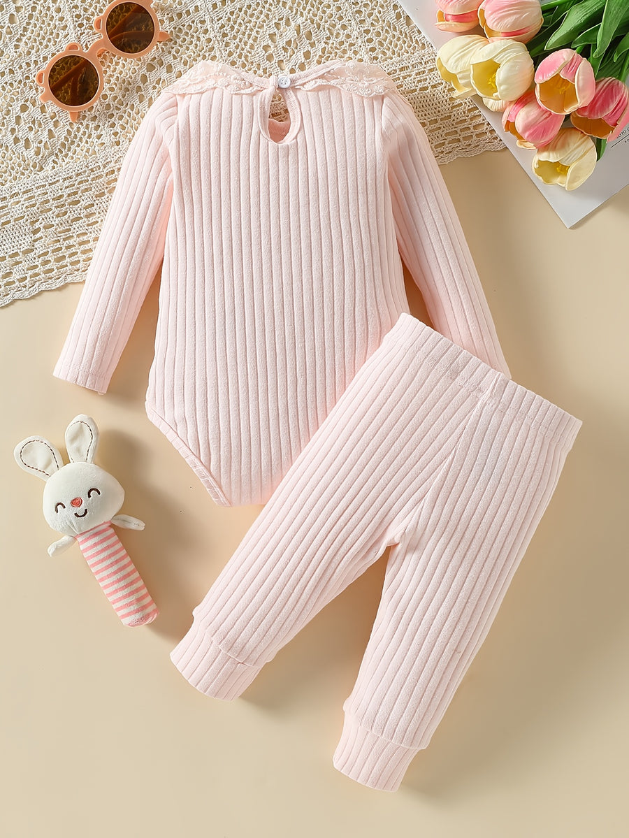 Ensembles manches longues bébé fille — Monptitlou
