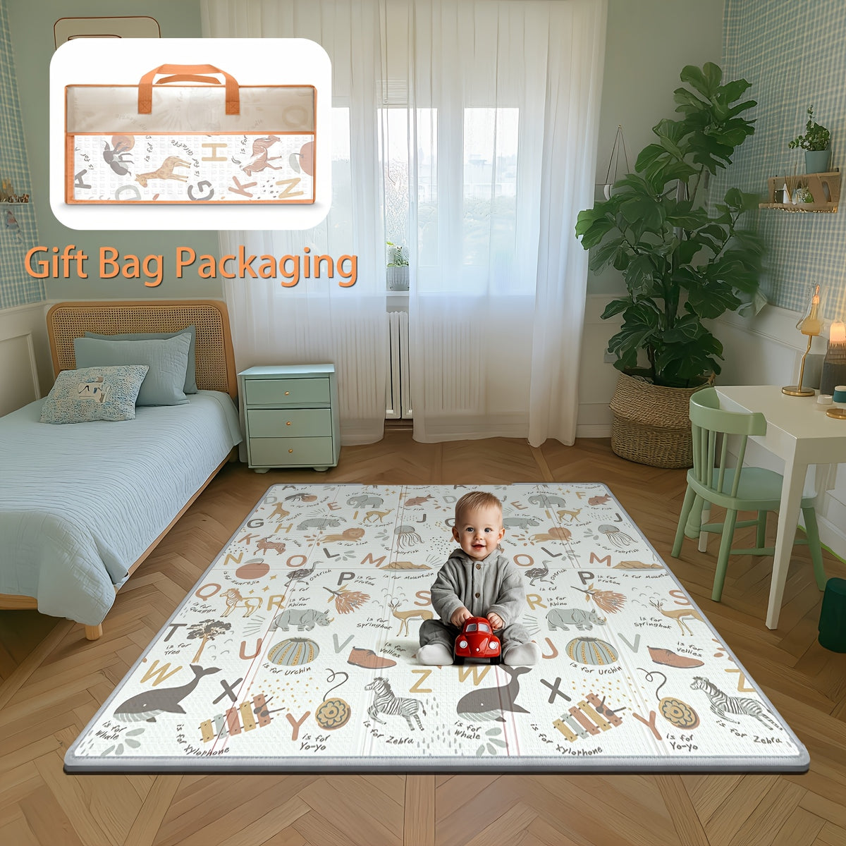 Matelas de Jeu pour Bébé 200,66x180,34 cm — Monptitlou Image