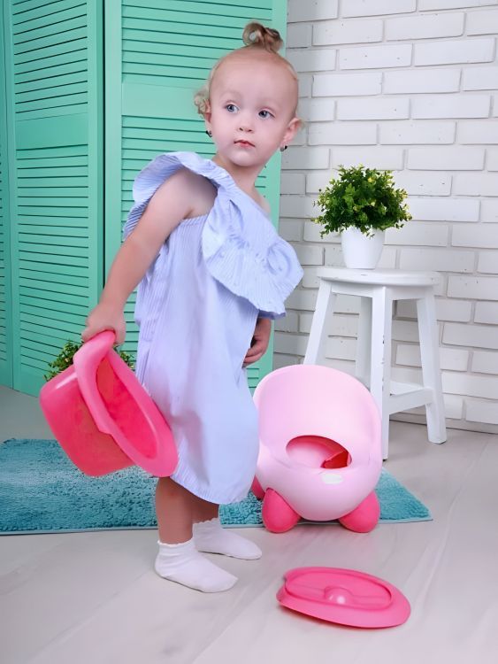 Une pot pour enfant, toilette portable pour enfants, insert amovible — Monptitlou