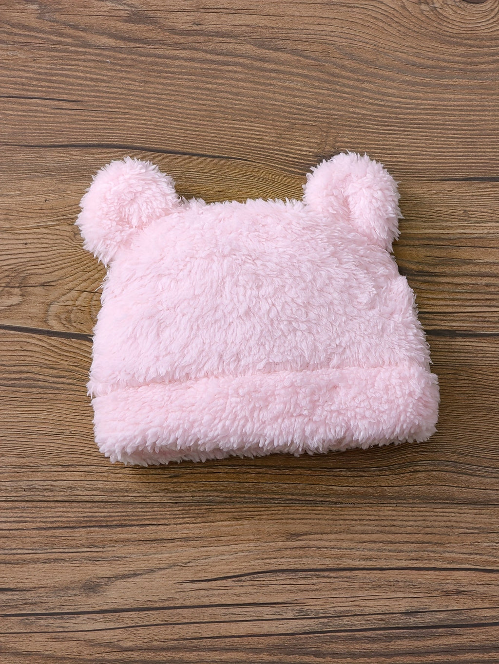 Combinaison Mignonne à Manches Longues en Peluche Unie pour Filles — Monptitlou