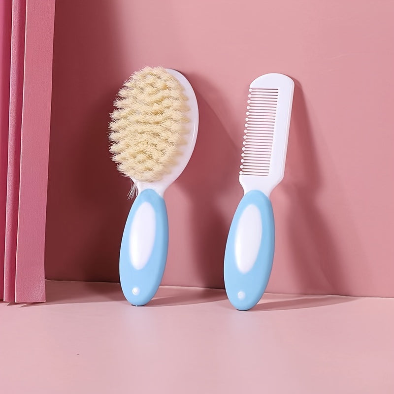 Ensemble de brosse et peigne pour bébé, deux pièces — Monptitlou