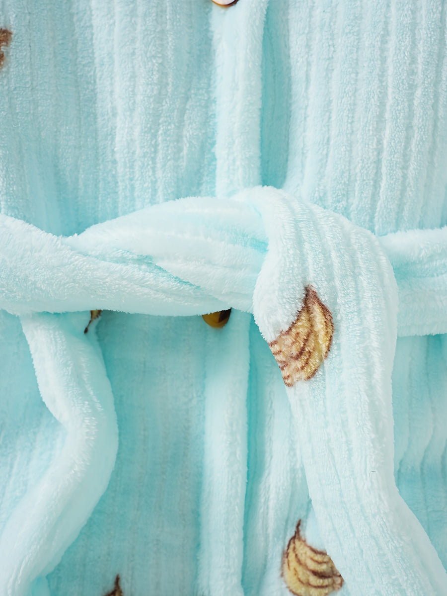 Nouveau Peignoir à Capuche en Flanelle pour Enfants Automne-Hiver — Monptitlou