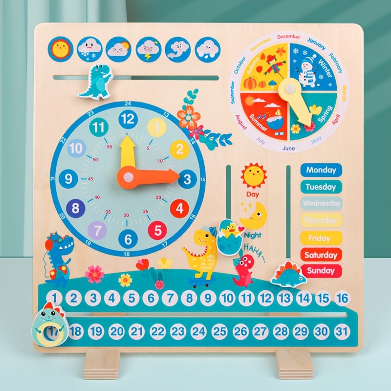 Planche puzzle horloge calendrier — Monptitlou