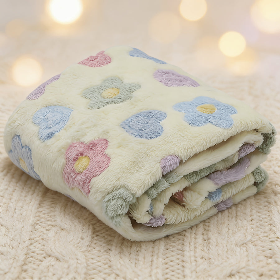 Couverture 1 pièce à imprimé floral pour toutes les saisons — Monptitlou