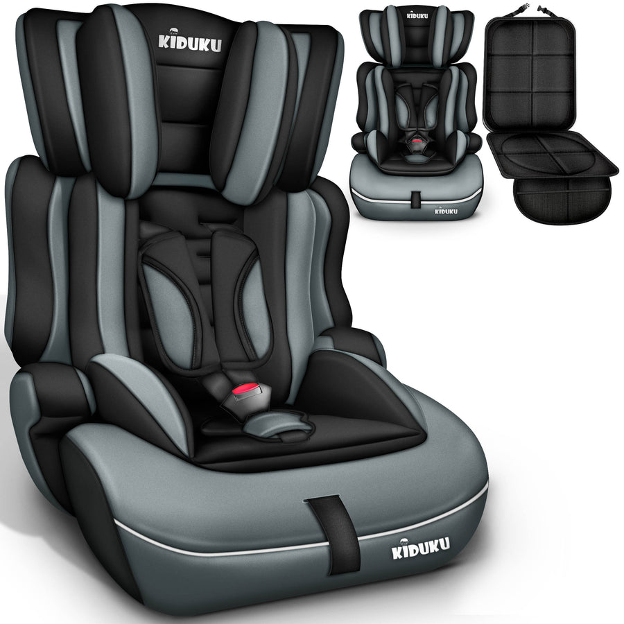 KIDUKU® Siège auto enfant 9-36 kg (1-12 ans) avec coussin pour siège — Monptitlou