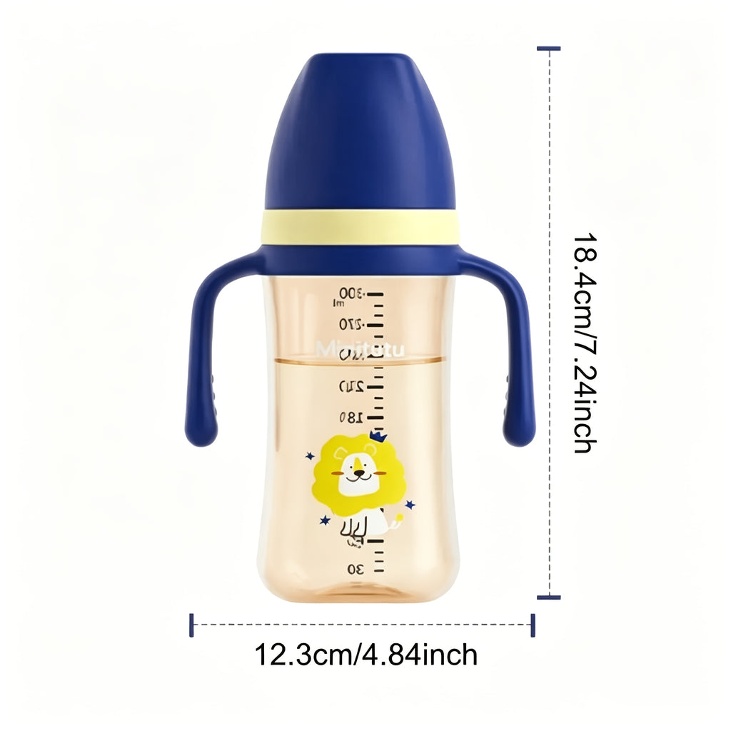 /set Biberon 300ml avec Poignée, Bec -fuite, Bec Canard — Monptitlou