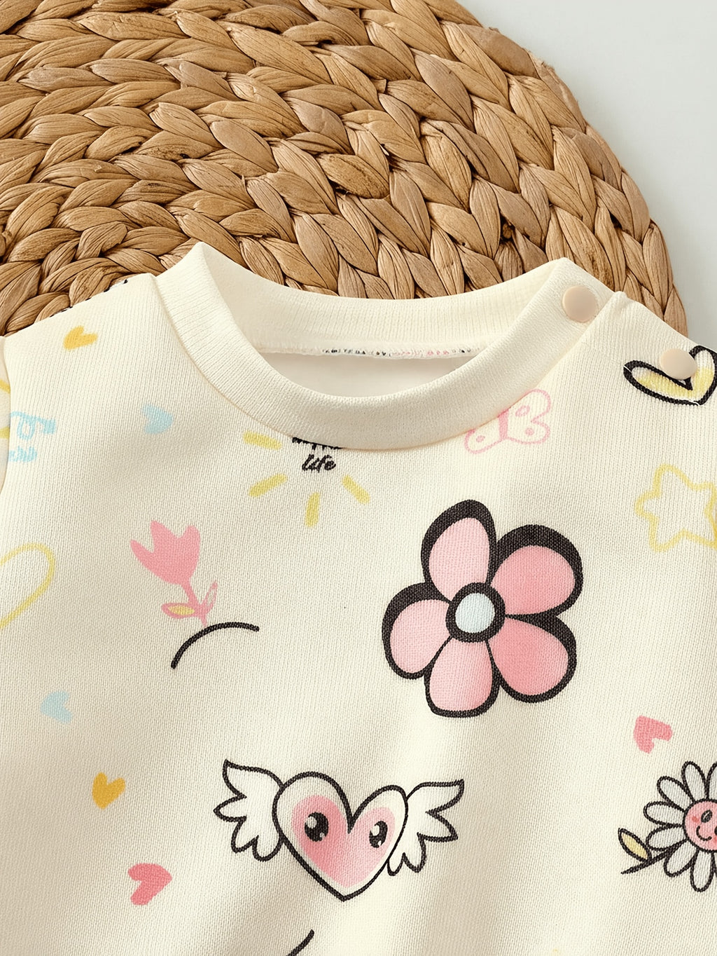 Ensemble 2 pièces pour fille, coupe ample, décontracté et confortable — Monptitlou