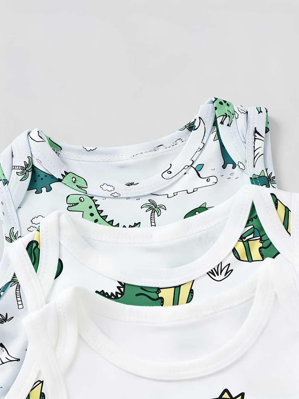 Aléatoire 1pc Bébé Garçon Dinosaure Haut Neutre Body — Monptitlou