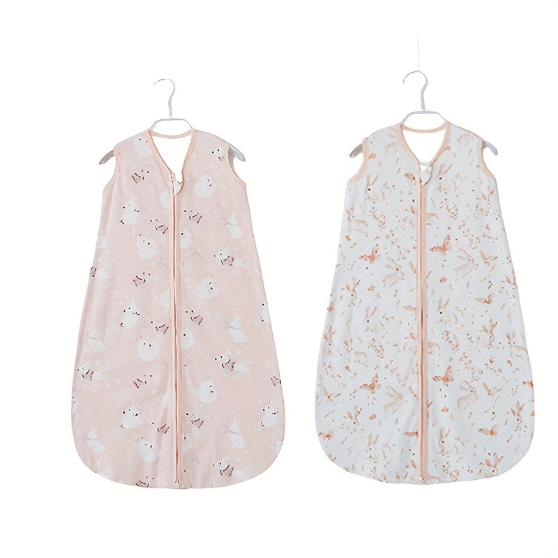 Ensemble Deux Pièces d'Été Gilet Fond Rond Sac de Couchage en Coton Pur — Monptitlou Image
