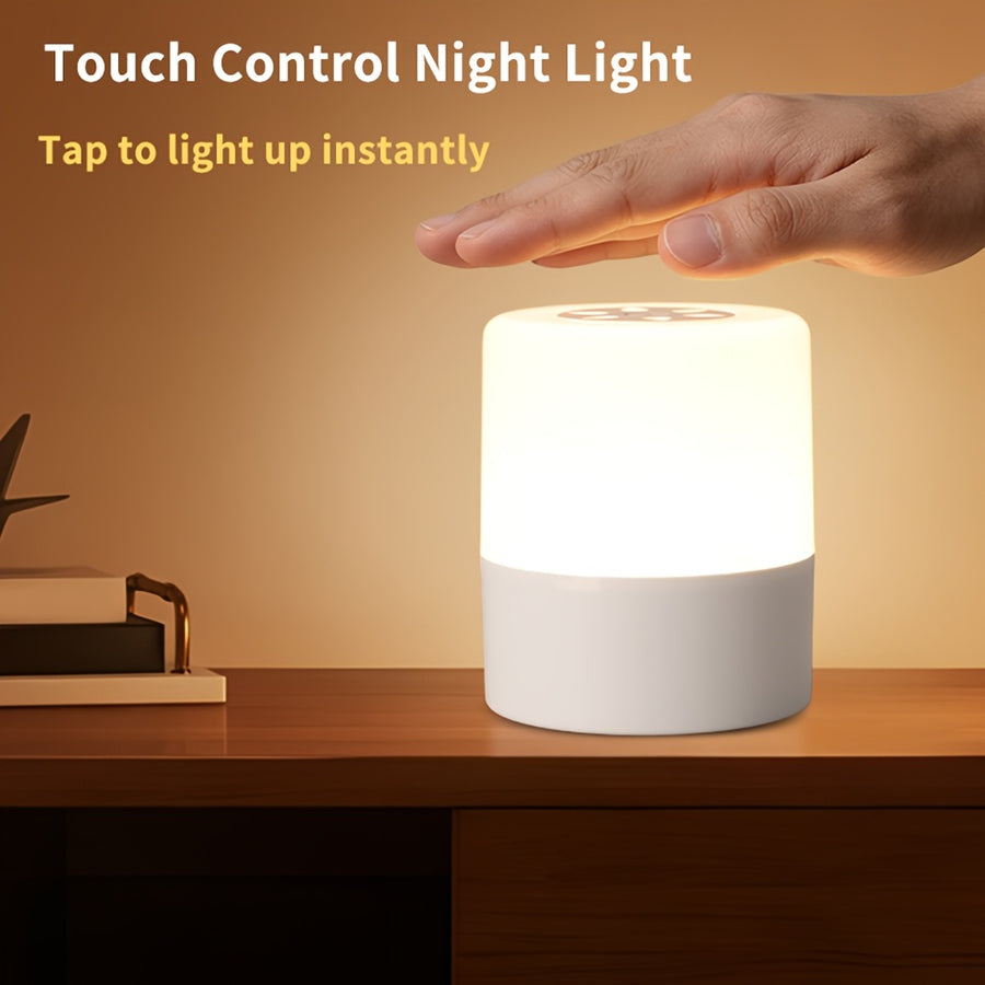 Lampe de chevet à capteur tactile, 3 couleurs, gradable — Monptitlou