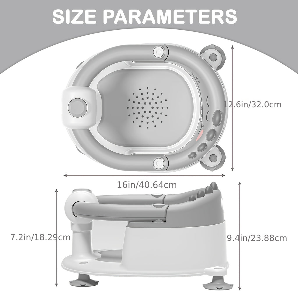 Siège de bain bébé à ventouses, modèle pieuvre — Monptitlou