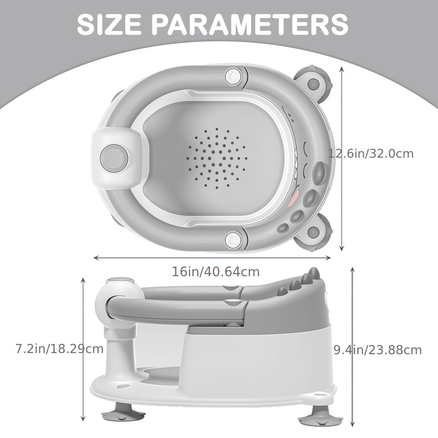 Siège de bain bébé à ventouses, modèle pieuvre — Monptitlou