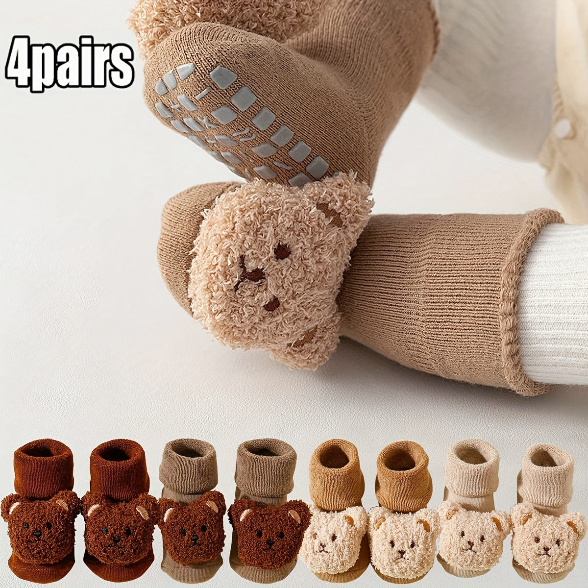 Paires de chaussettes d'automne et d'hiver pour bébé — Monptitlou Image