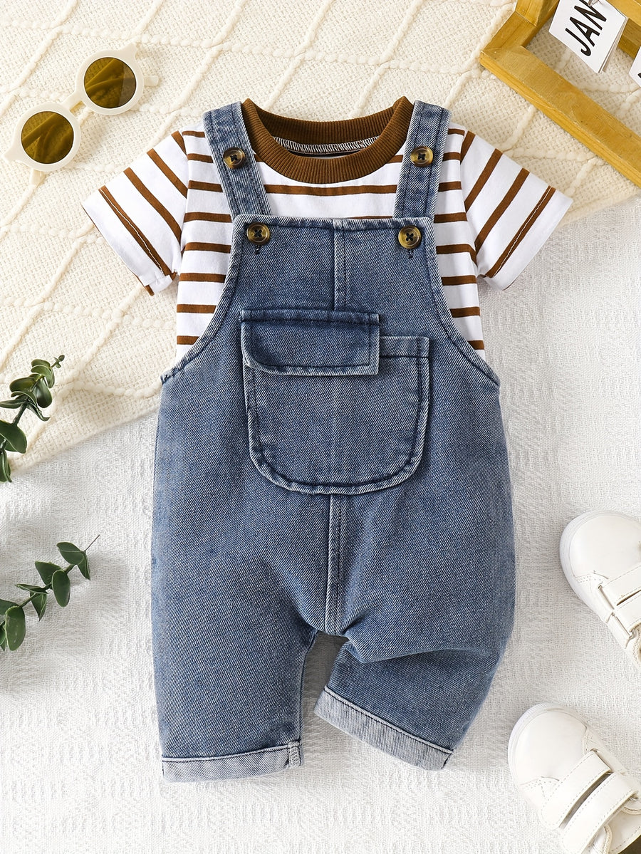 Ensemble deux pièces pour bébés garçons et filles — Monptitlou