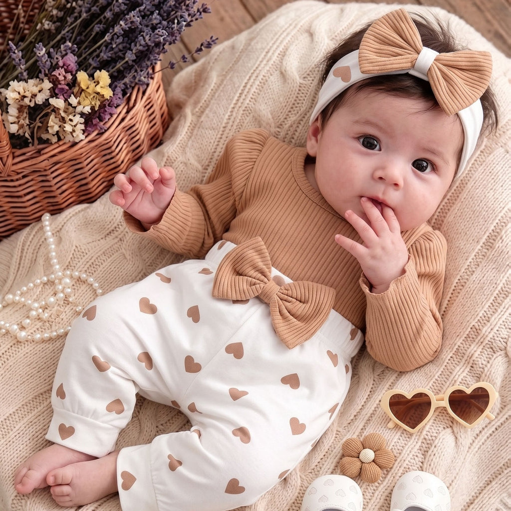 Combinaison de cheville en flanelle pelucheuse pour nouveau-né fille — Monptitlou