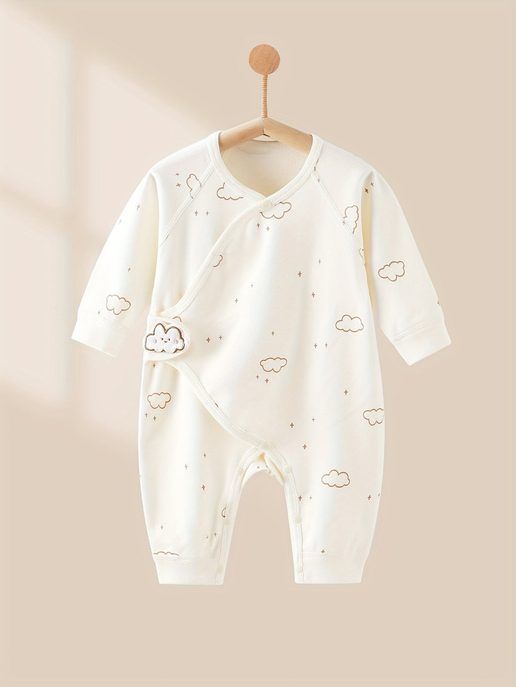 [Body bébé nuage rêveur] Body bébé 2026 printemps automne hiver nouveau style, tissu tricot doux absorbant la transpirat