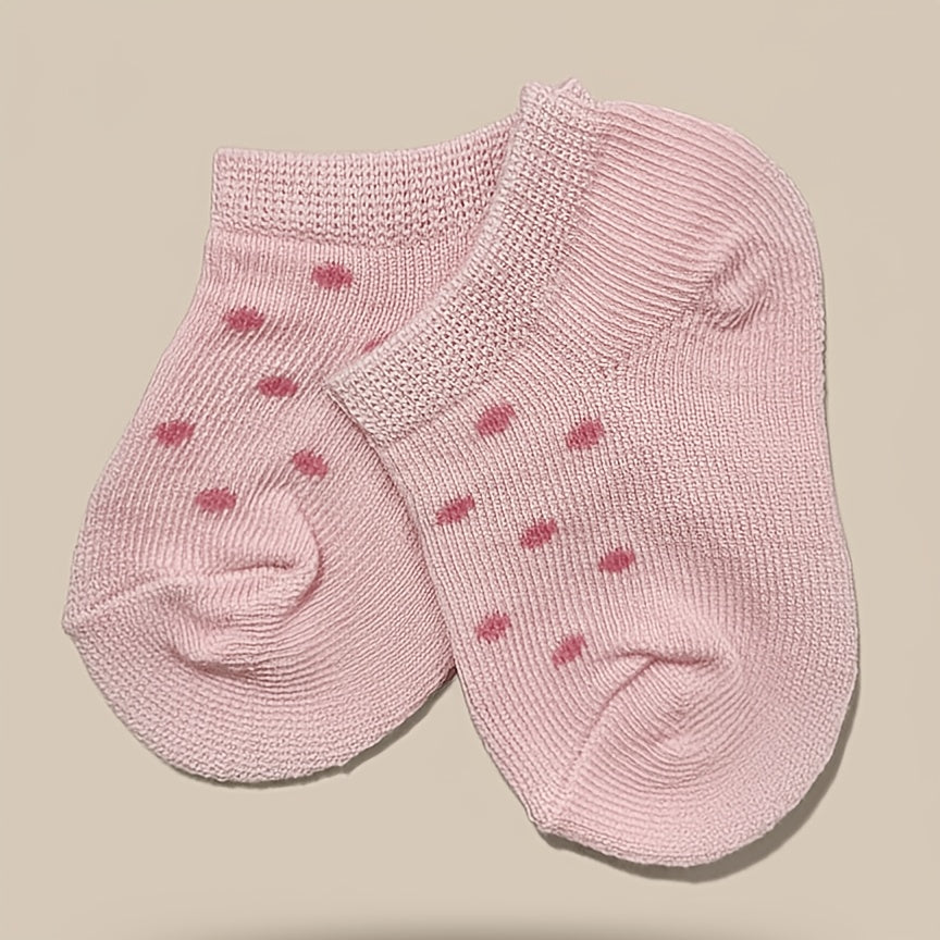 Paires de chaussettes courtes pour enfants à imprimé cœurs — Monptitlou