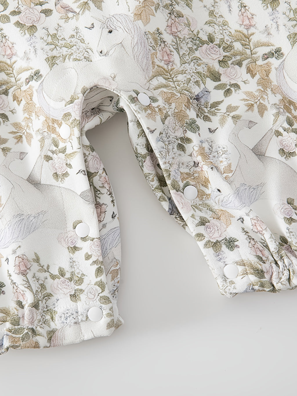Nouvelle Arrivée Printemps Barboteuse à Manches Longues en Pur Coton — Monptitlou