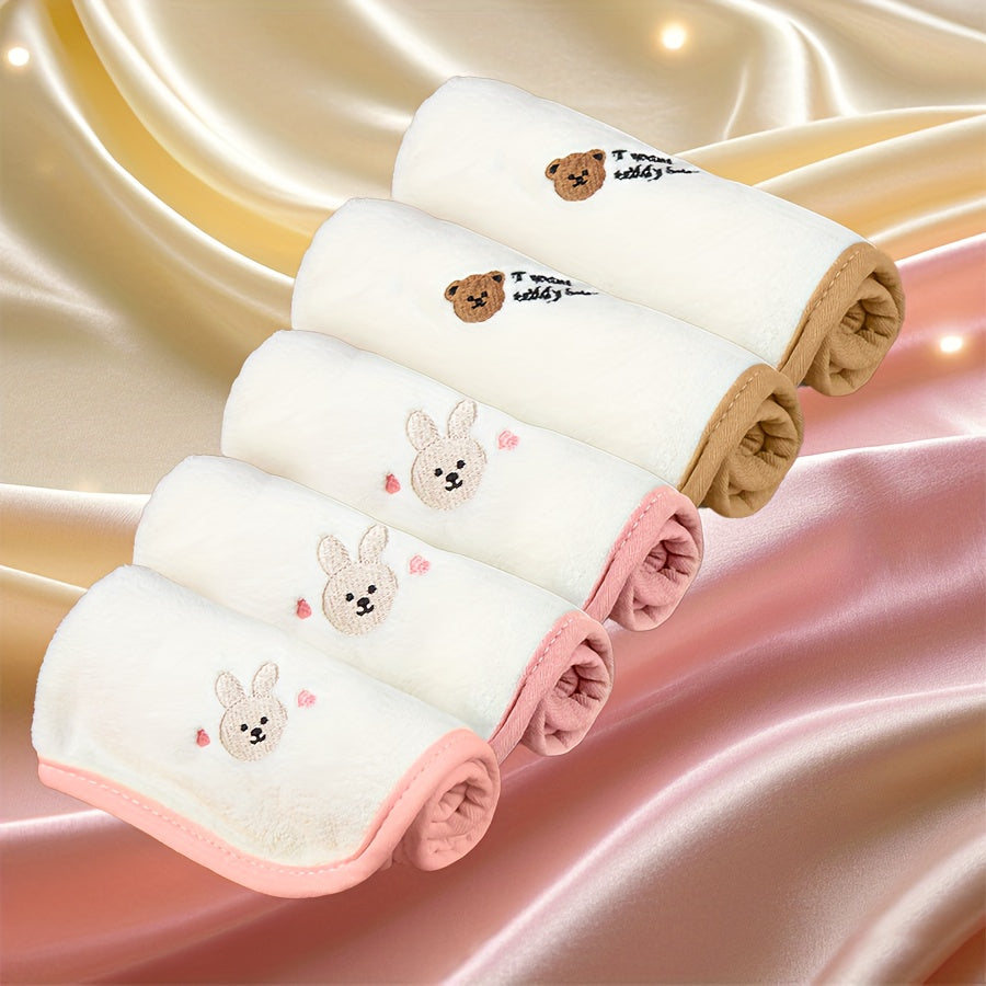 Serviettes Douces pour Bébé - Lot de 5 Serviettes et Mouchoirs Ultra — Monptitlou Image