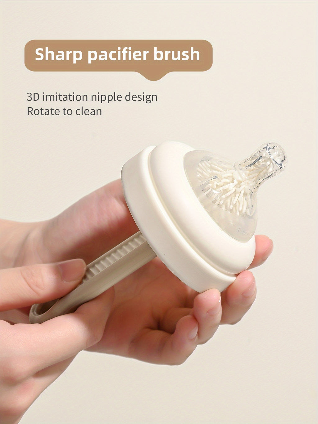 Brosse à biberon en silicone ; Outil de nettoyage de tétines et de — Monptitlou