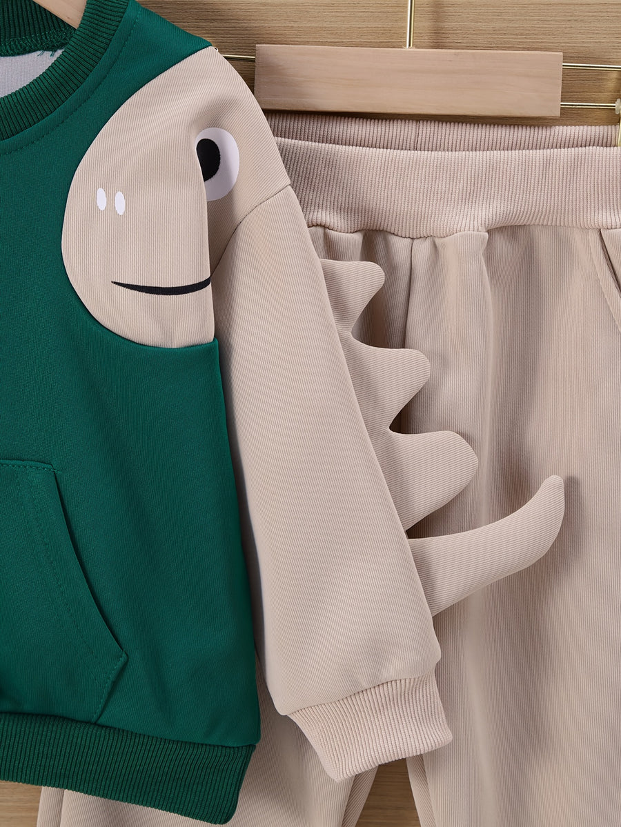 Ensemble de Sweat à Imprimé pour l'Extérieur, Respirant et Chaud