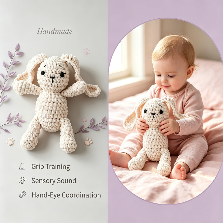 Jouet de réconfort pour enfant crocheté à la main — Monptitlou