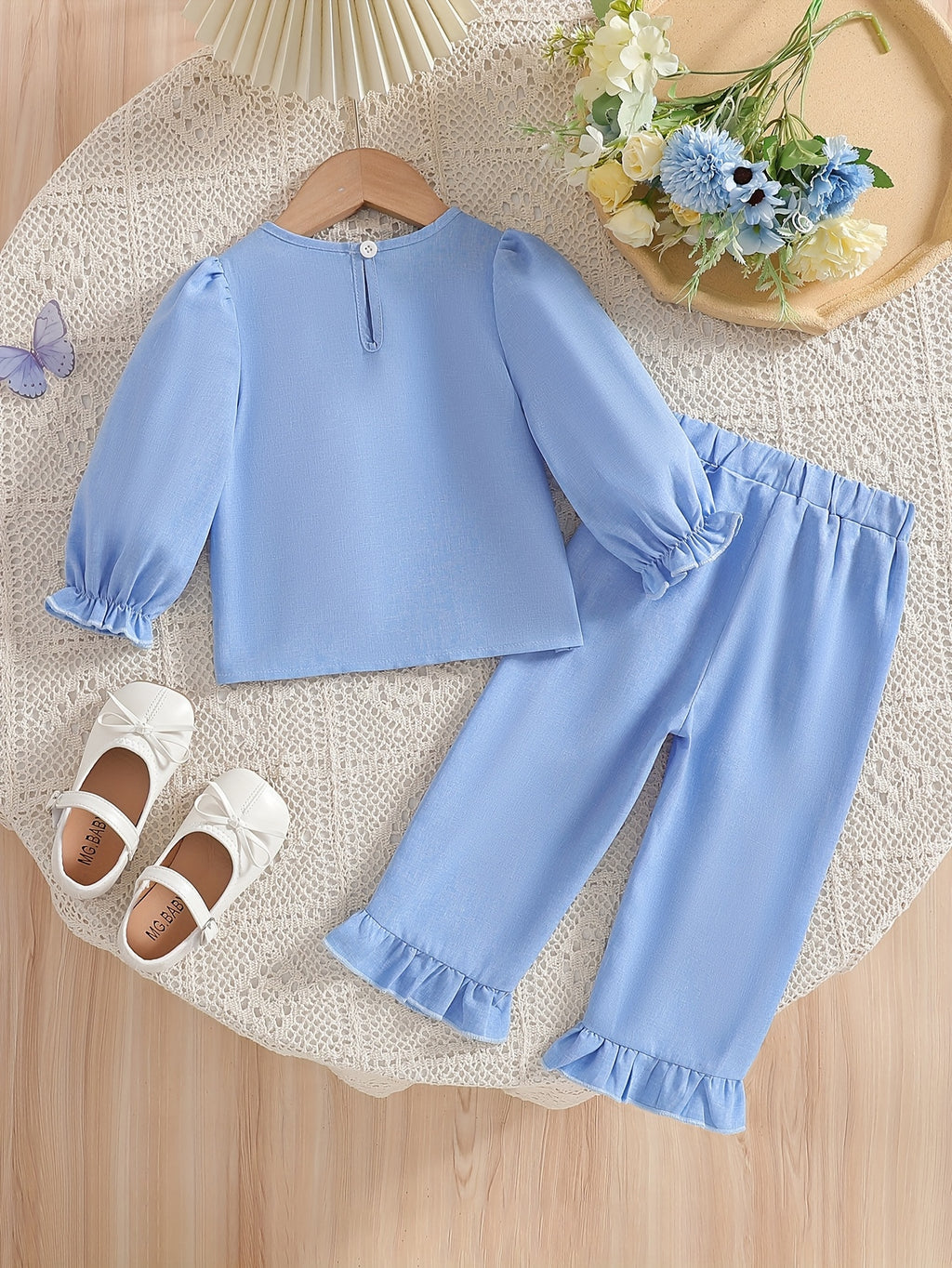 Ensemble 2 pièces pour bébés filles — Monptitlou