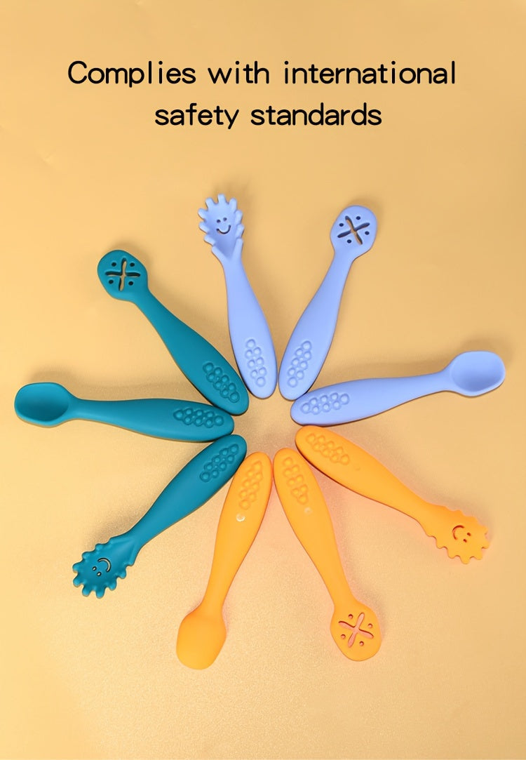 [Cuillères en silicone] 1 Ensemble de 3 Cuillères en Silicone pour — Monptitlou