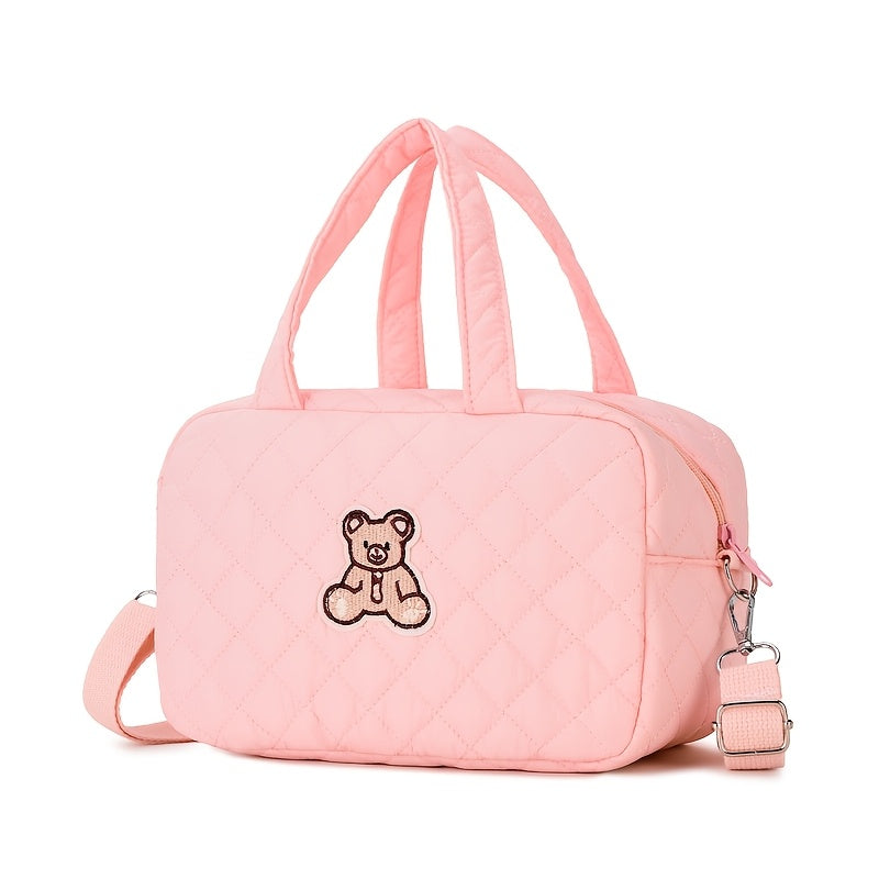 Petit sac parental style Ins, à main/à bandoulière/en bandoulière croisée, sac de maternité brodé à la mode, sac à lange