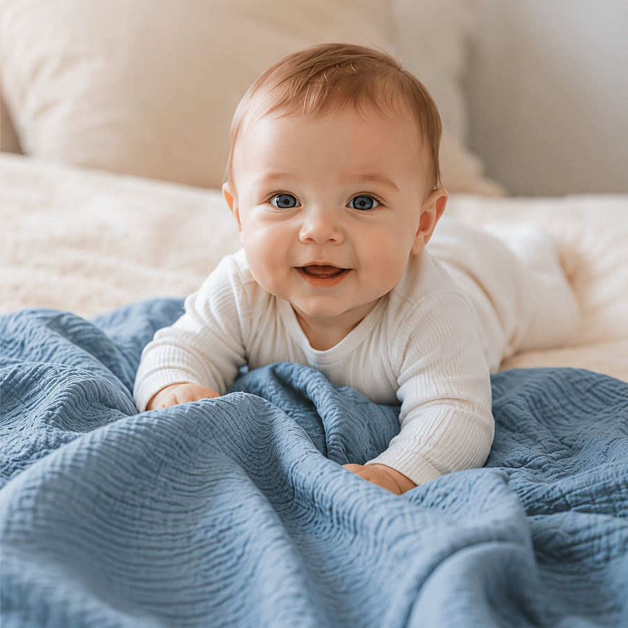 Couvertures en mousseline pour bébés garçons et filles — Monptitlou