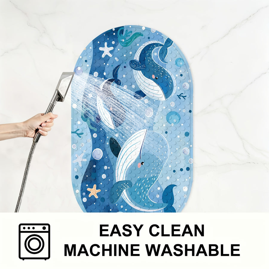 [Tapis antidérapant massage] Tapis de bain ovale antidérapant — Monptitlou