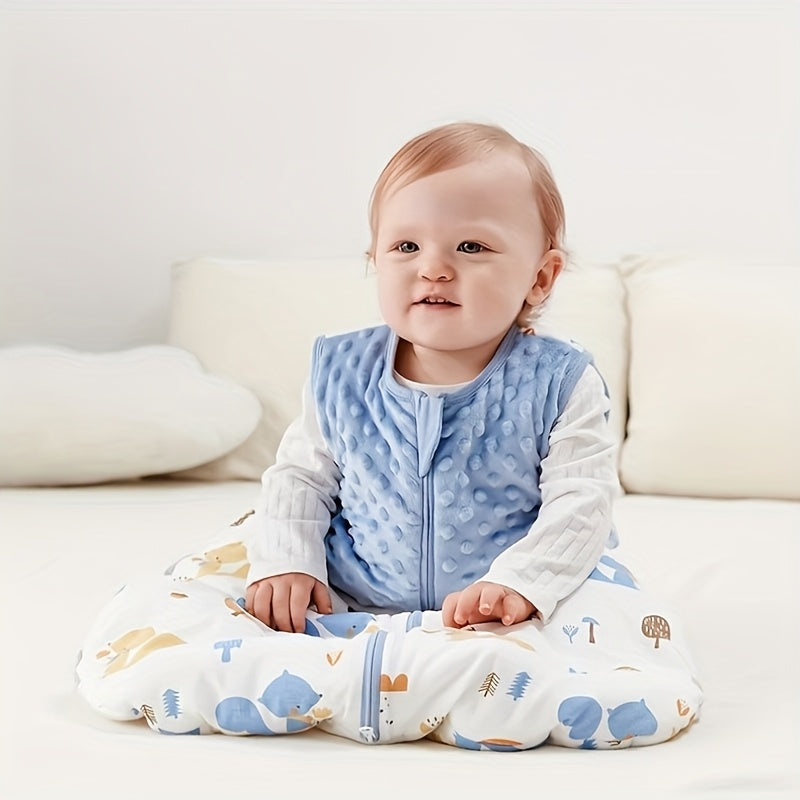 Couverture portable 1.5 Tog avec fermeture éclair bidirectionnelle — Monptitlou